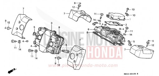 COUVERCLE DE CULASSE VF750CS de 1995